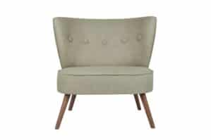Fauteuil - Beige - Taupe - Bienville - Massief hout