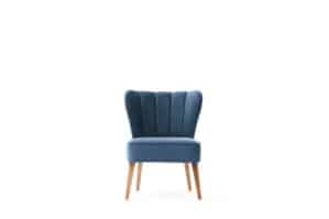 Fauteuil - Blauw - Layla - Beukenhout