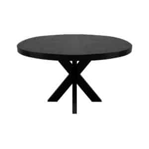 Zwarte ronde eettafel Kick Dax