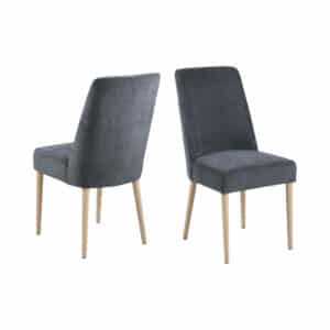 2 x Mash eetkamerstoel grijs.