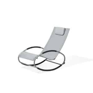 Beliani MUMFORD - Eetkamerstoel-Grijs-Synthetisch materiaal