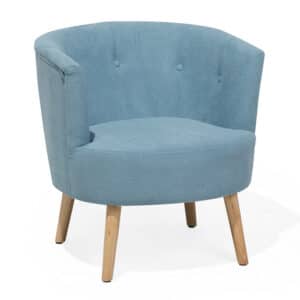 Beliani ODENZEN - Fauteuil-Blauw-Polyester