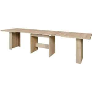 EETKAMER Uitschuifbare eettafel voor 6 tot 12 personen eigentijdse stijl met Sonoma eiken decor - L 140-273 x B 90 cm