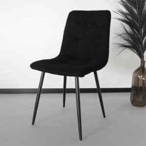 Eetkamerstoel Catoo teddy zwart eetstoel