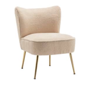 Fauteuil zitbank 1 persoons Teddy beige stoel