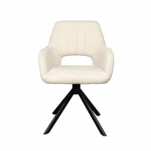 Giga Meubel Eetkamerstoel Beige - Draaibaar - Stoel Nola