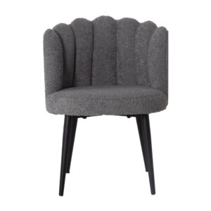 Giga Meubel Eetkamerstoel Teddy - Grijs - Stoel Julien