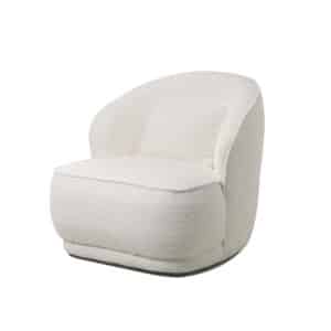 Giga Meubel Fauteuil Bouclé - Beige - Fauteuil Marianne