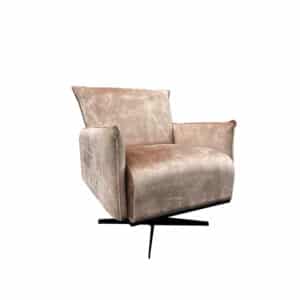 Livingfurn - Fauteuils Philippe torre 4 - Stof / Gecoat Staal