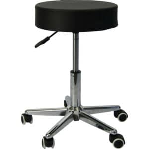 MaxxHome Bureaustoel - Draaistoel - Tabouret kruk - Zwart